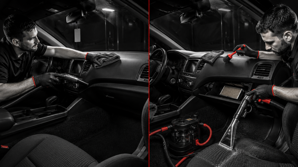 Basic Interior Detail Versus Smoke-Odor Remediation