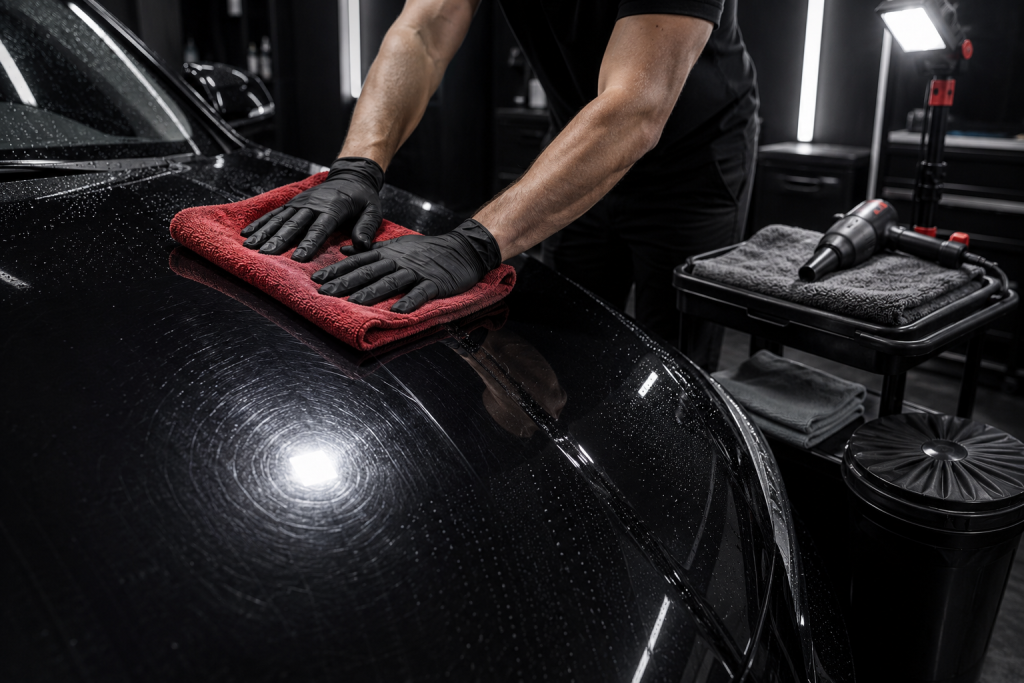 Improper Drying Creates Paint Marring