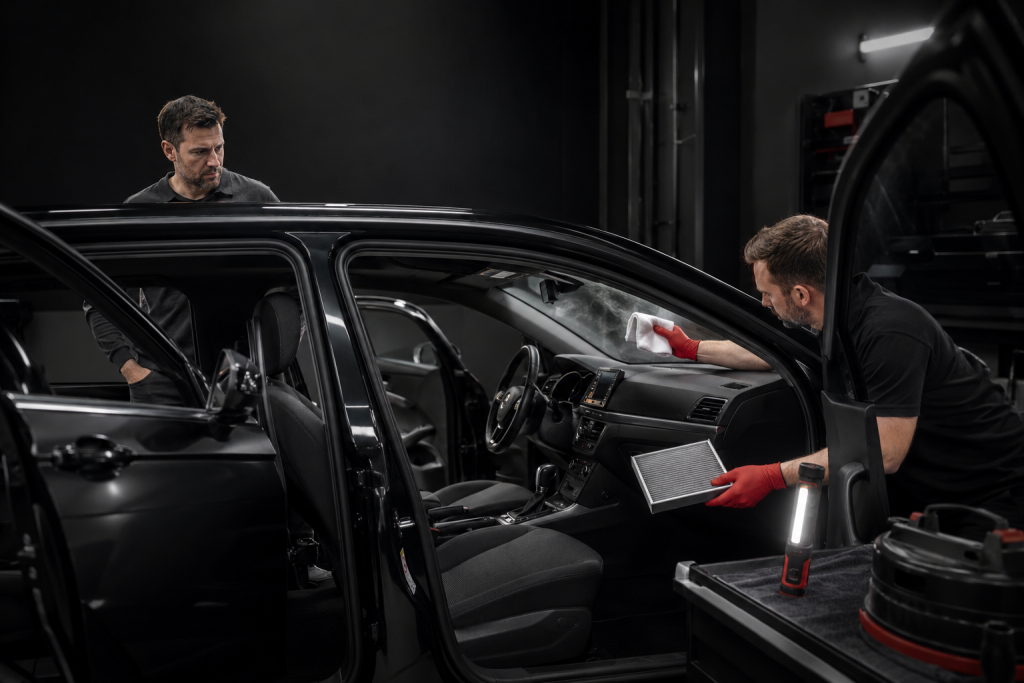 Used-Car Smoke-Odor Inspection