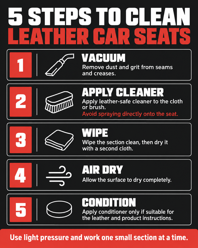 Conditioning and Protecting Leather Seats