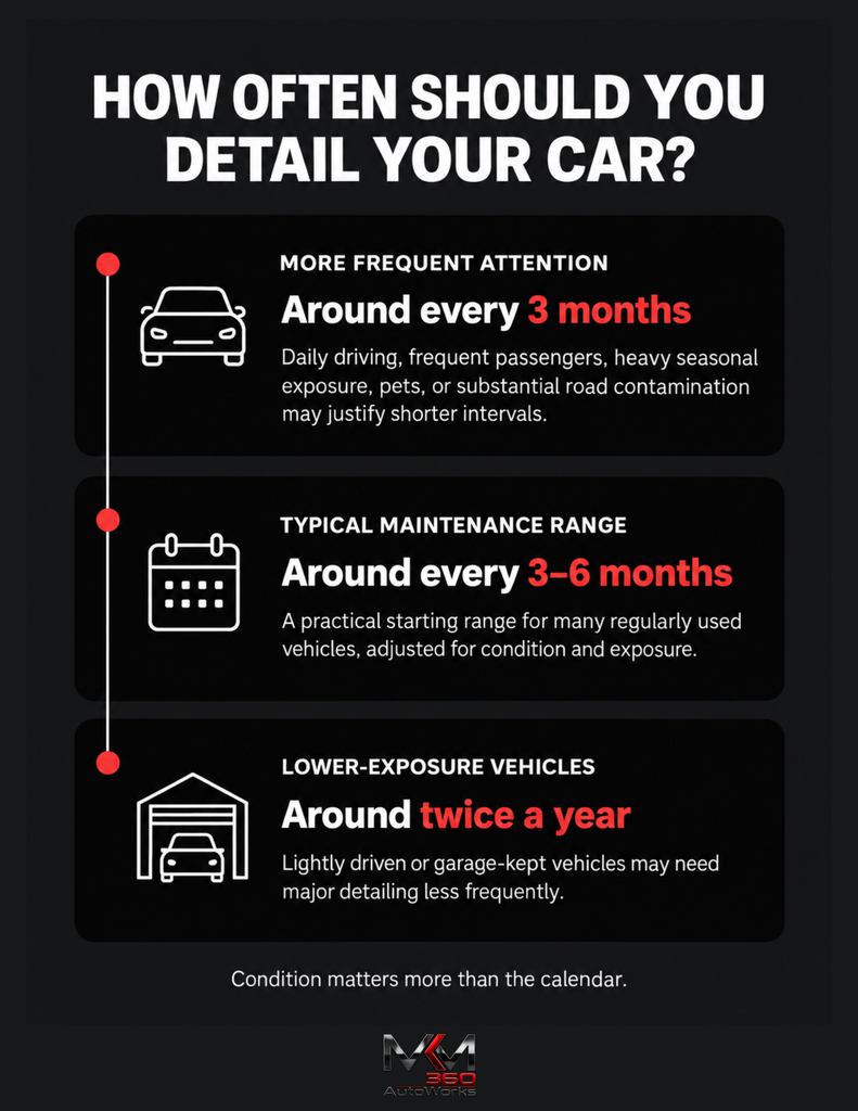 How Often Should You Detail Your Car - Infographic