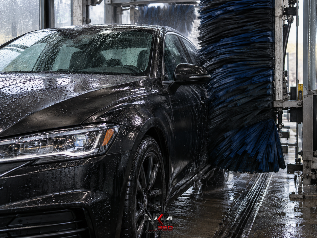 Automatic car washes and vinyl wrap risk