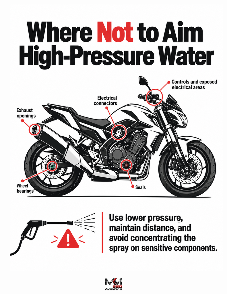 Where Not to Aim High-Pressure Water - Infographic